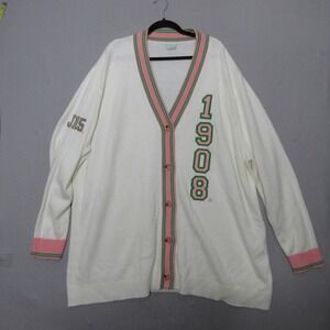 Ivy Storehouse Cardigan 4XL AKA Alpha Kappa Alpha 1908 Pink Green Sorority